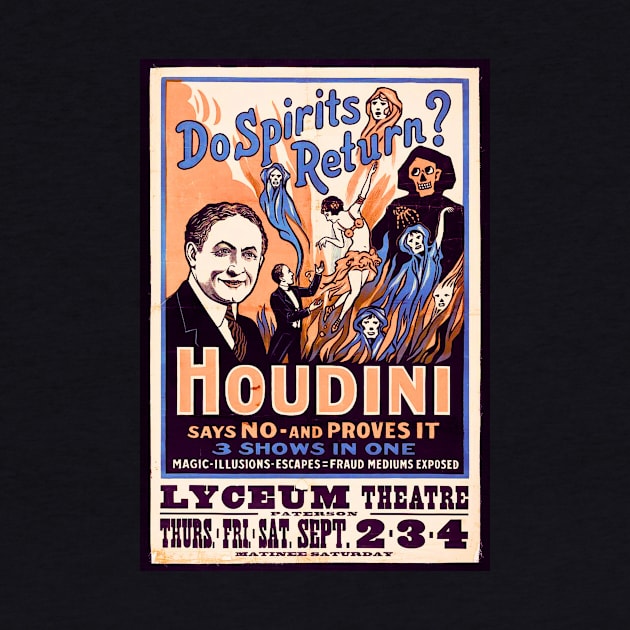 Vintage Houdini/ Halloween by REVEREE ART